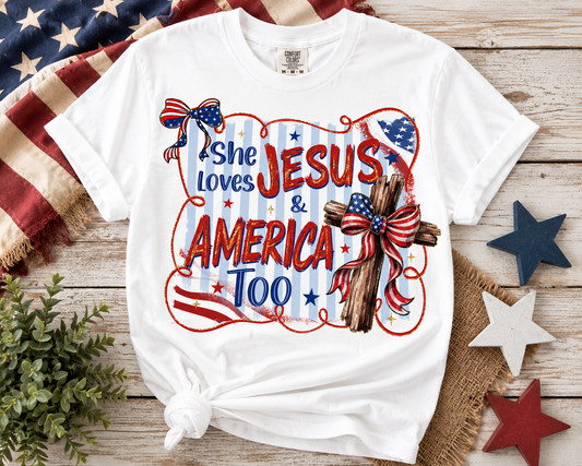 Loves Jesus & America Too