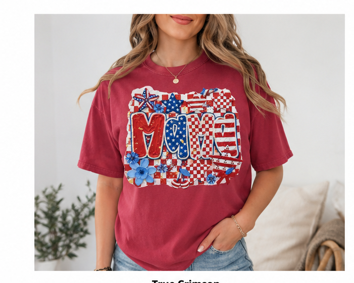 Painted Patriotic Mama