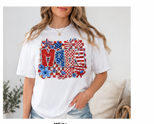 Painted Patriotic Mama