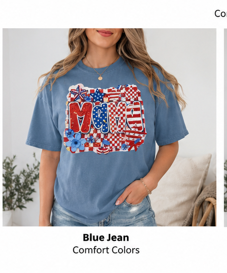Painted Patriotic Mama