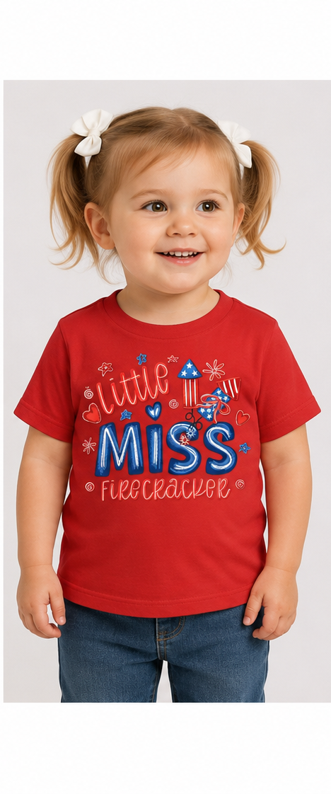 TODDLER Little Miss Firecracker