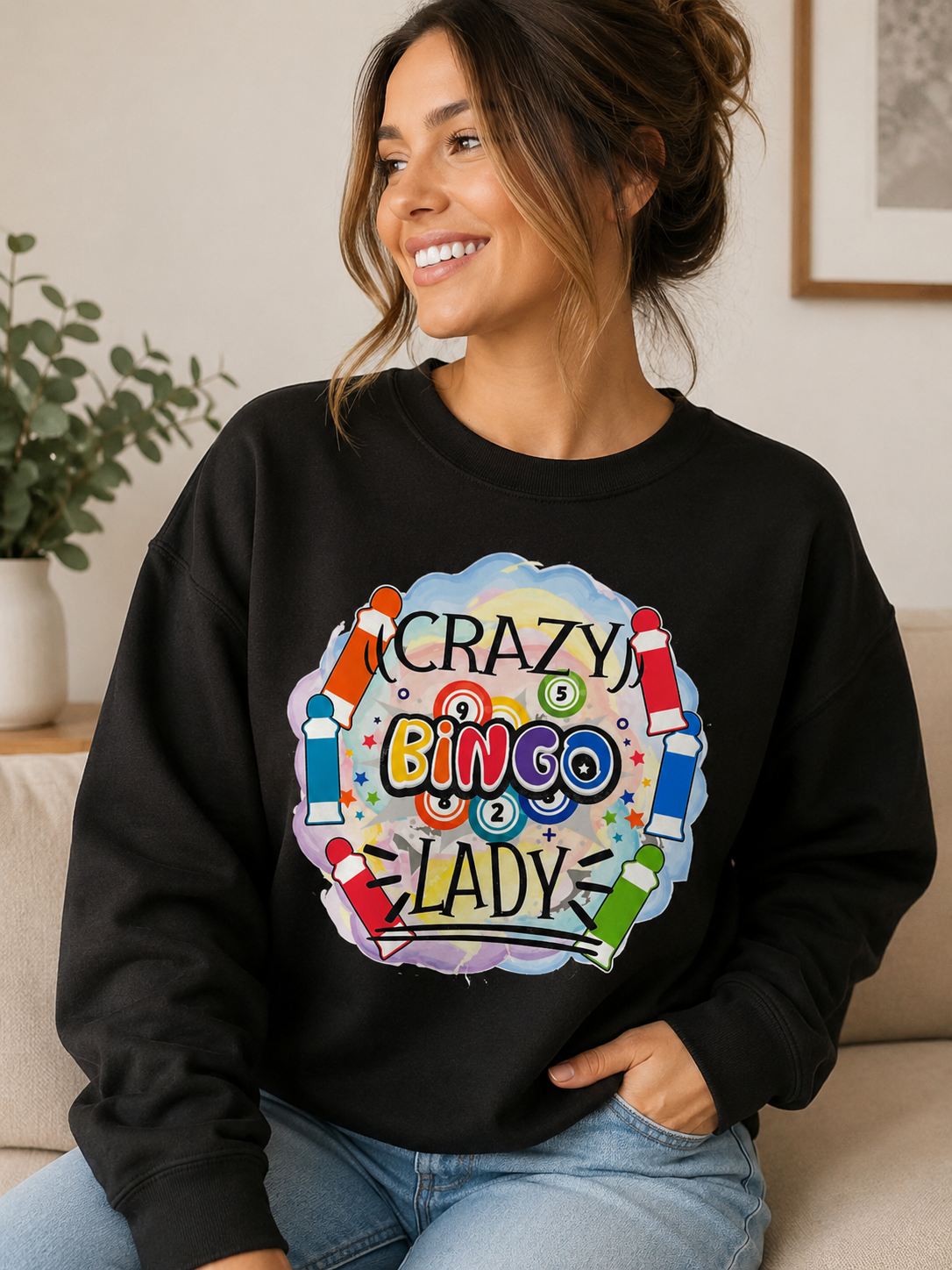 Crazy Bingo Lady