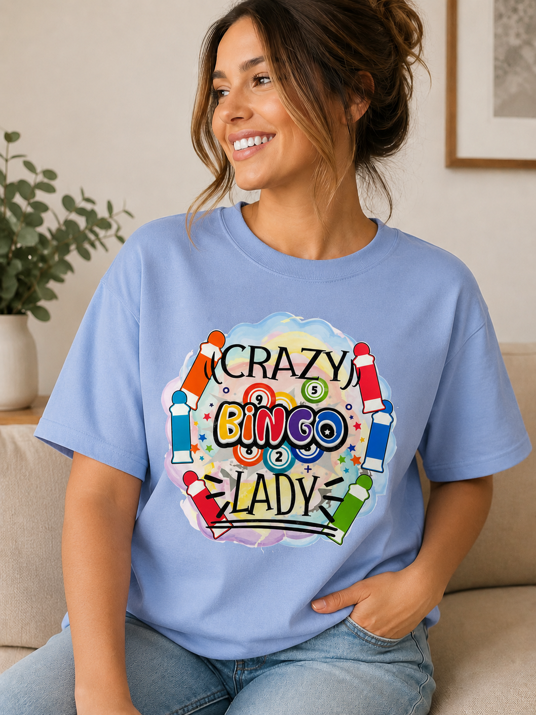 Crazy Bingo Lady