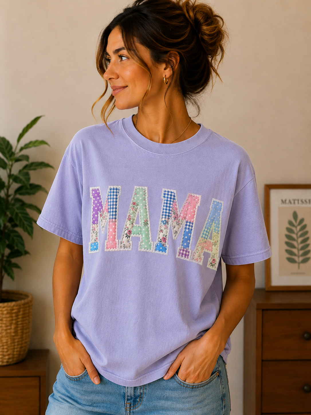 pastel patchwork mama