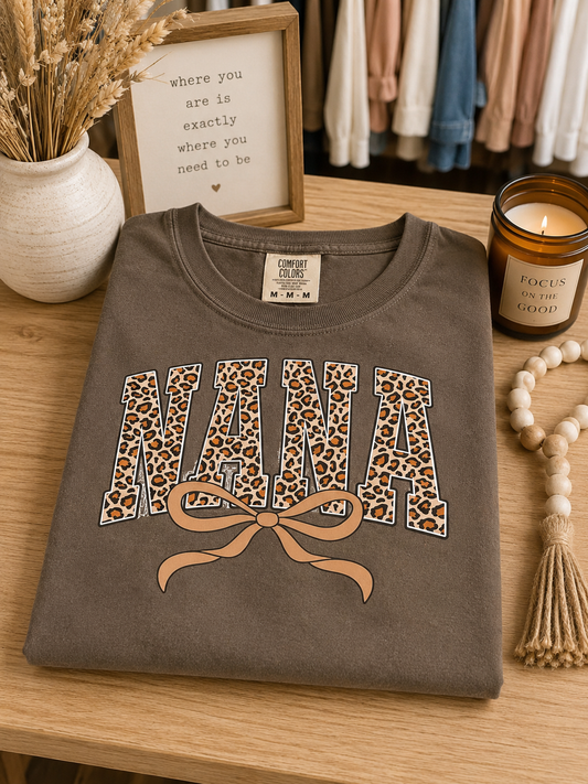 leopard nana bow