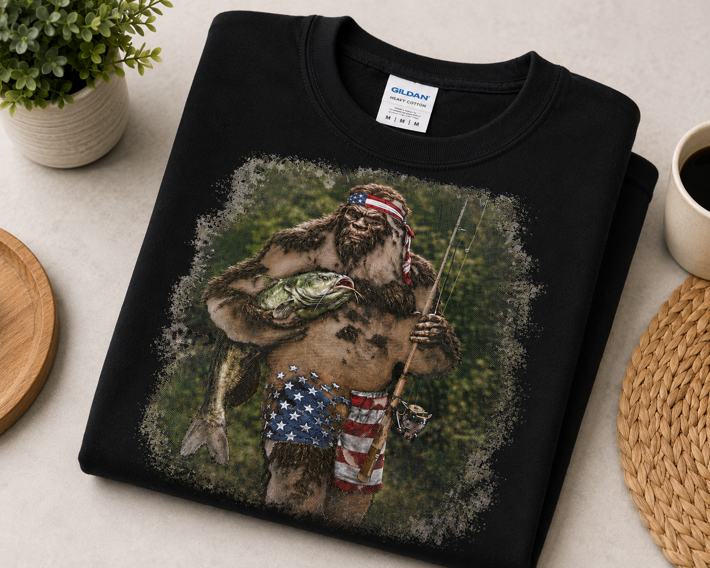 freedom fishing sasquatch