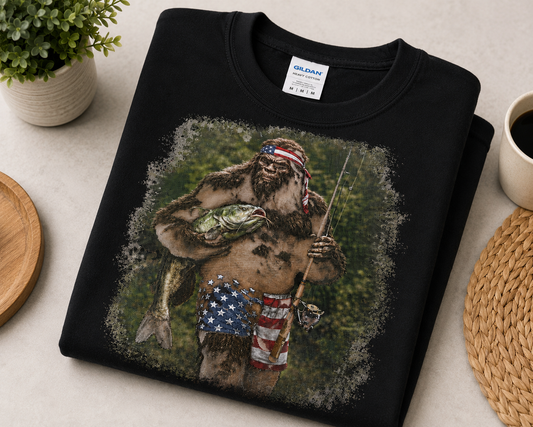 freedom fishing sasquatch