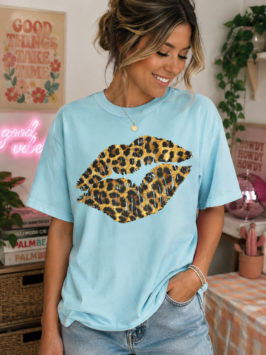 sassy leopard lips