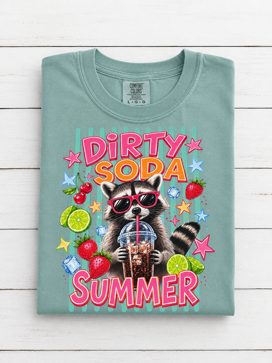 Dirty Soda Summer Raccoon