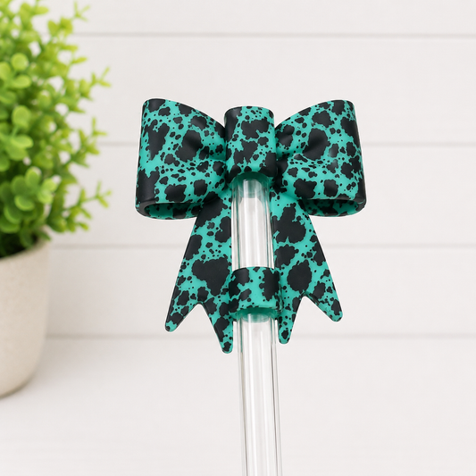 Turquoise Cowhide