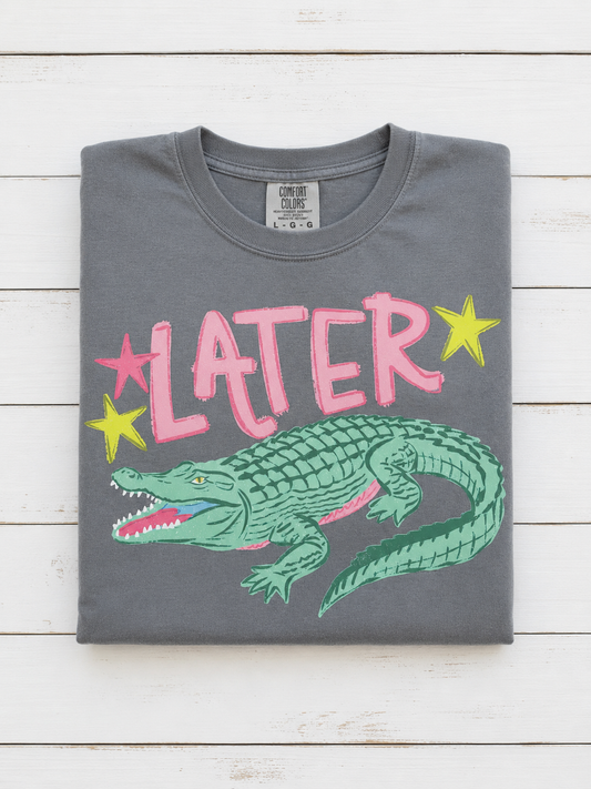Later Gator, After Awhile Crocodile Front/Back