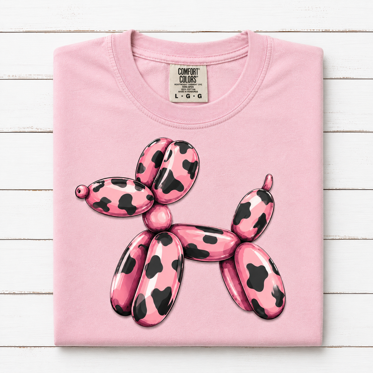 Cowhide Balloon Dog