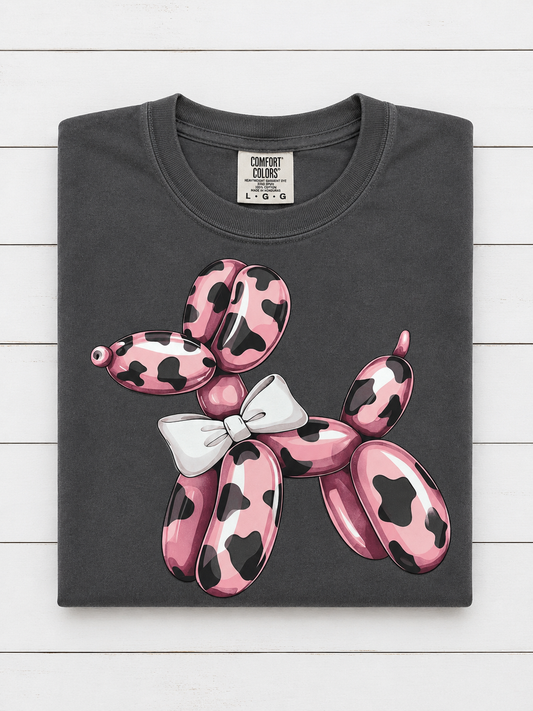 Cowhide Balloon Dog