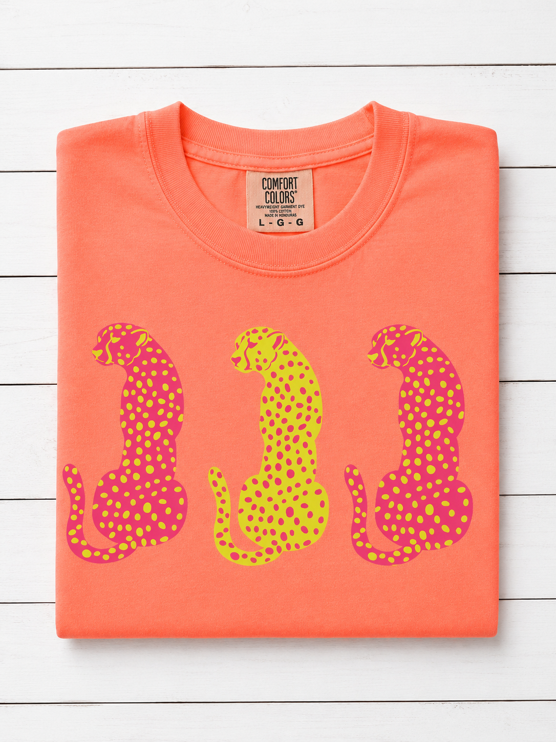 Neon Leopard Trio