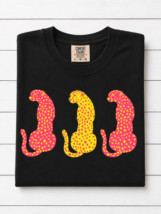 Neon Leopard Trio