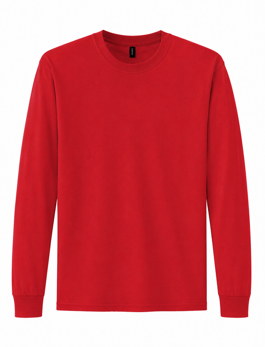 Gildan Red Long Sleeve