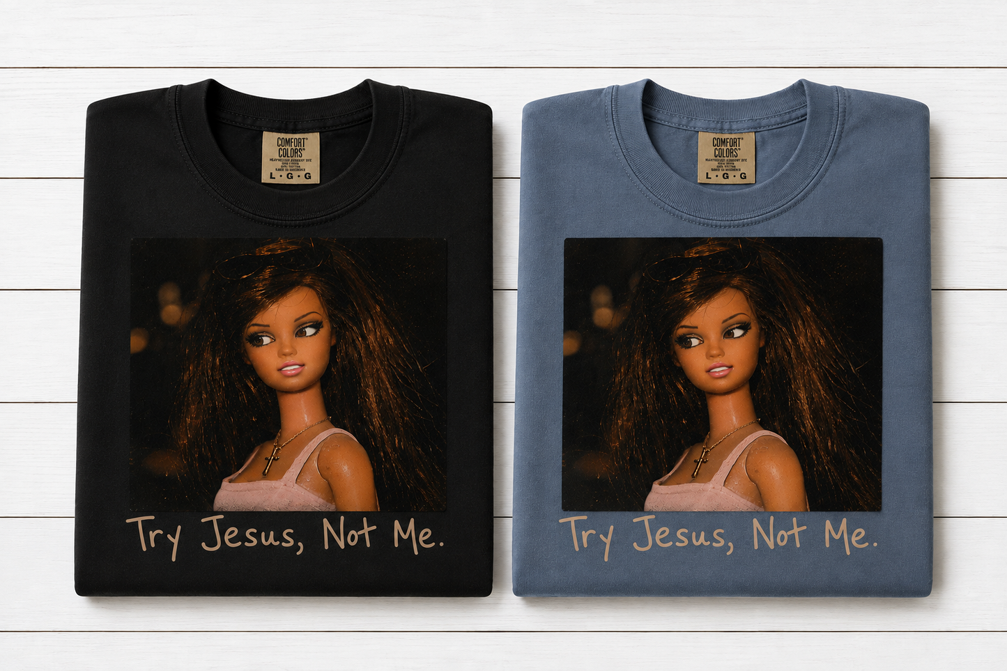 Try Jesus, Not Me Barbie