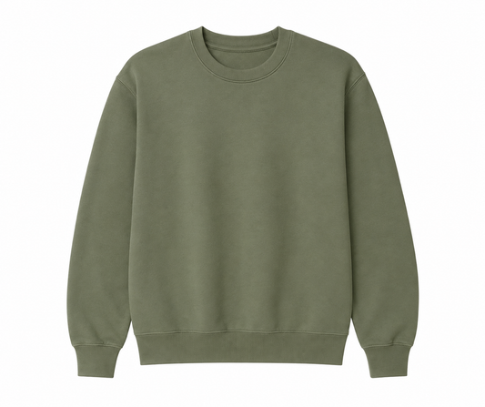 Gildan Military Green Crewneck